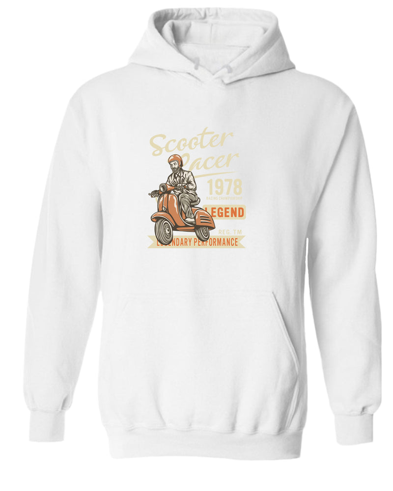 Scooter racer 1978 legend motorcycle hoodie - Fivestartees