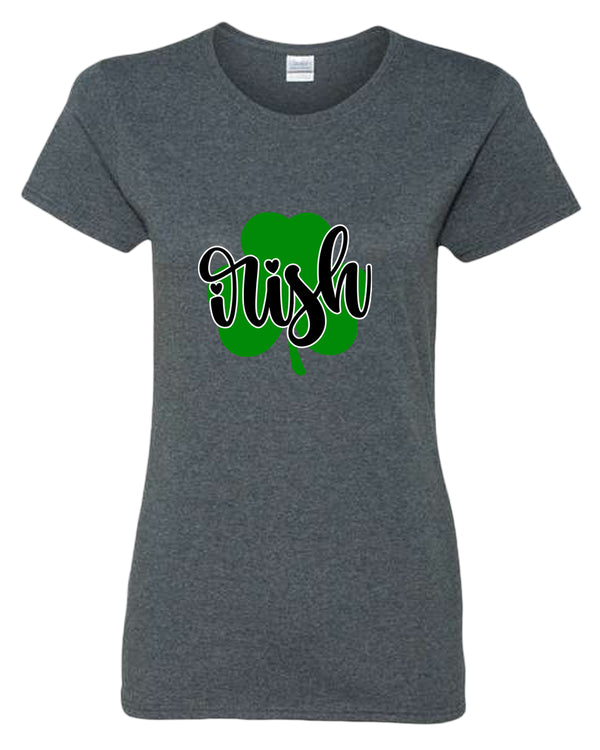 Irish clover shamrock t-shirt women st patrick's day t-shirt - Fivestartees
