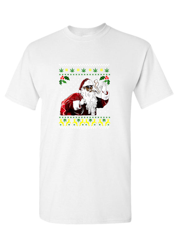 Funny smoker santa t-shirt - Fivestartees