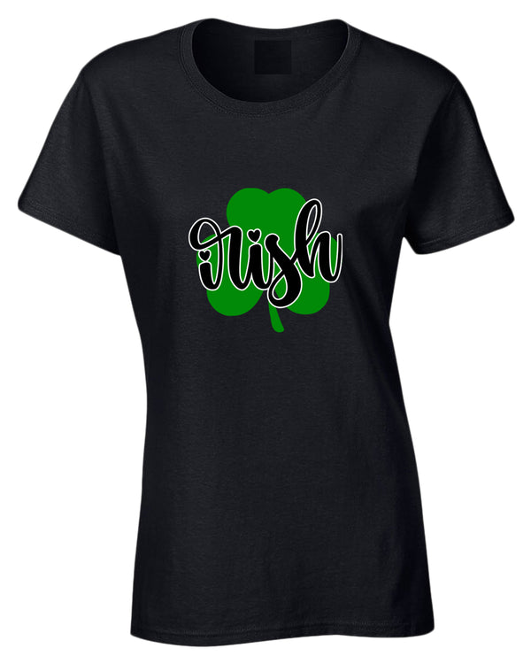 Irish clover shamrock t-shirt women st patrick's day t-shirt - Fivestartees