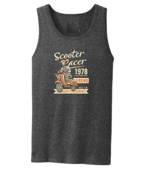 Scooter racer 1978 legend motorcycle tank top - Fivestartees