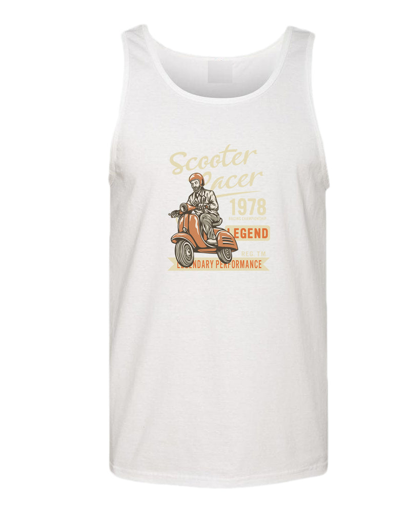 Scooter racer 1978 legend motorcycle tank top - Fivestartees