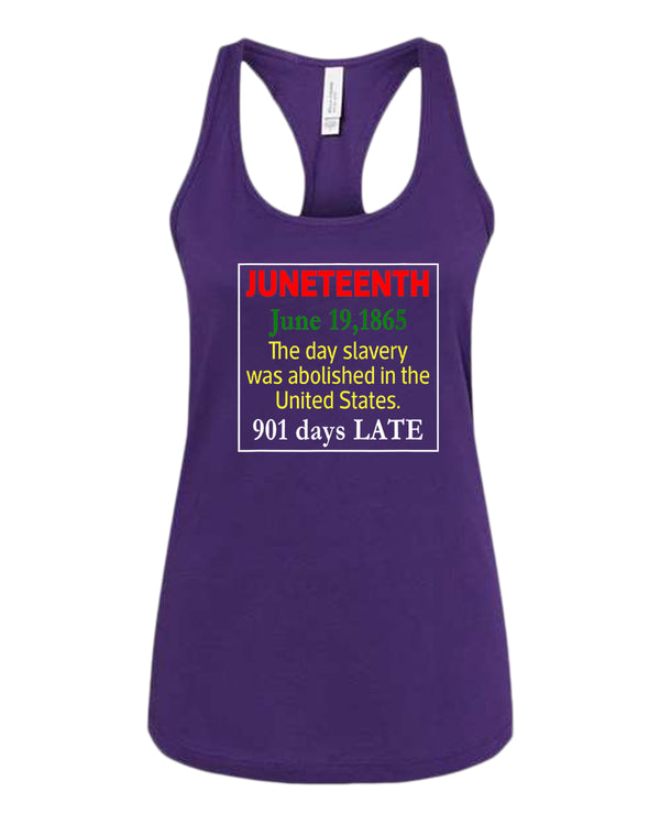 The day slavery was abolished in USA tank top, juneteenth tank tops - Fivestartees
