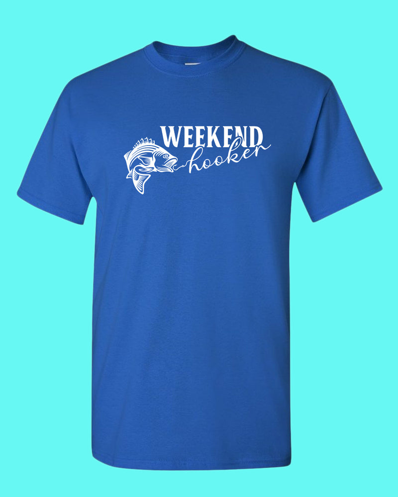 Weekend Hooker fishing t-shirt, fisher dad tees - Fivestartees