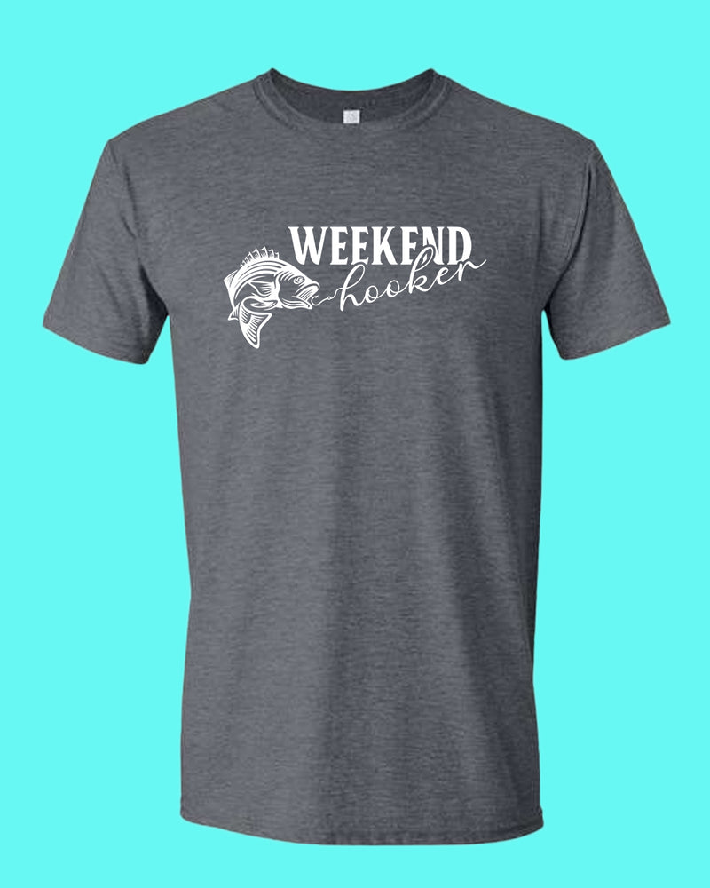 Weekend Hooker fishing t-shirt, fisher dad tees - Fivestartees