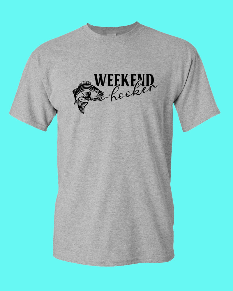 Weekend Hooker fishing t-shirt, fisher dad tees - Fivestartees