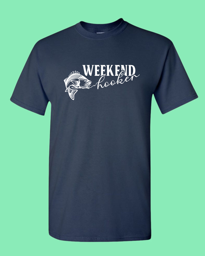 Weekend Hooker fishing t-shirt, fisher dad tees - Fivestartees