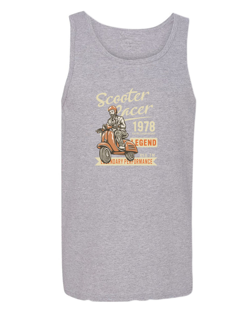 Scooter racer 1978 legend motorcycle tank top - Fivestartees