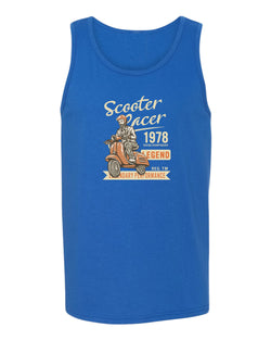 Scooter racer 1978 legend motorcycle tank top - Fivestartees