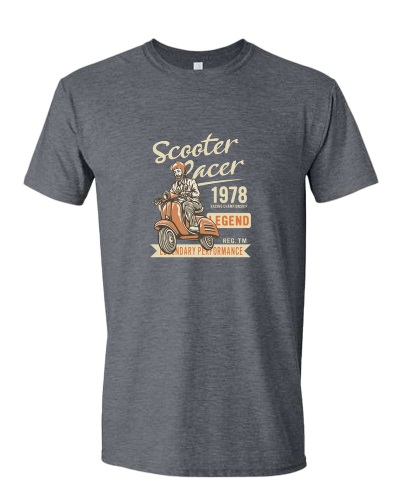 Scooter racer 1978 legend motorcycle t-shirt - Fivestartees