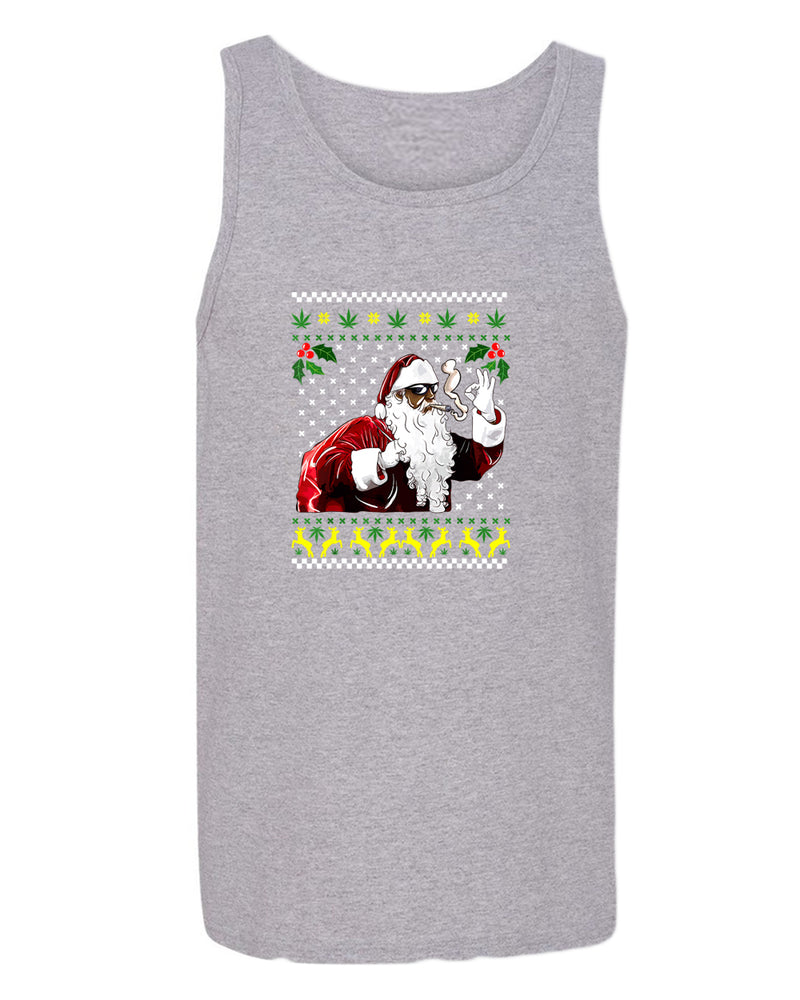 Funny smoker santa tank top - Fivestartees