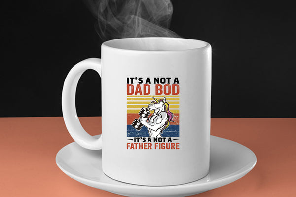 It's not a bad bod, it's a father figure Coffee Mug - Fivestartees