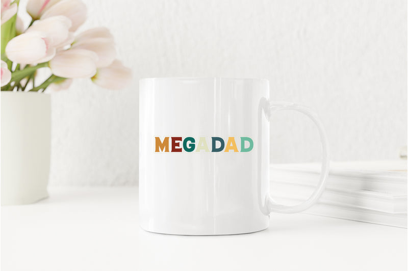 Mega dad Coffee Mug, daddy Coffee Mug - Fivestartees