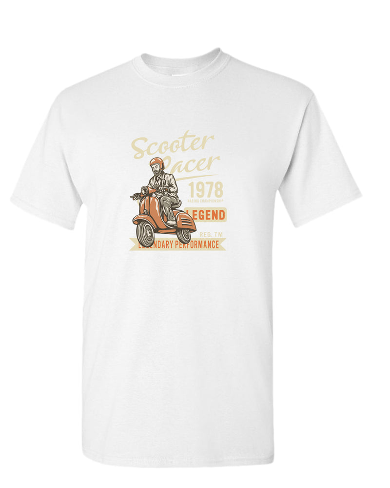 Scooter racer 1978 legend motorcycle t-shirt - Fivestartees