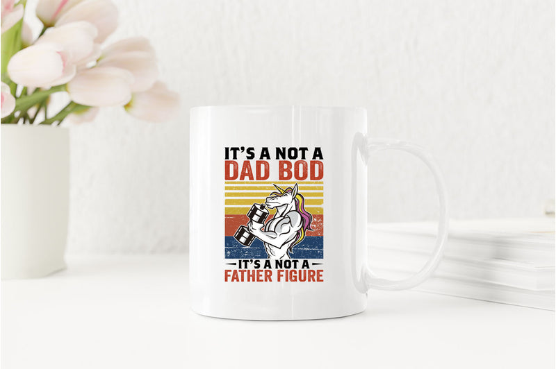 It's not a bad bod, it's a father figure Coffee Mug - Fivestartees