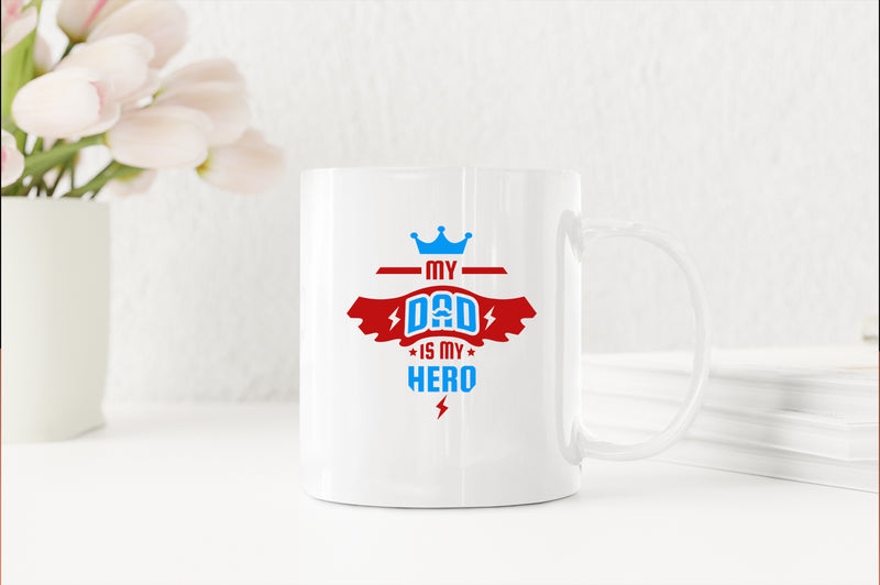 My dad is my hero Coffee Mug, father's day Coffee Mug - Fivestartees
