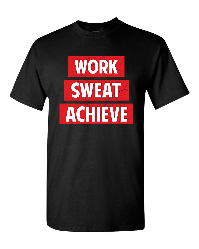Work Swear Achieve T-shirt, casual Gym T-shirt - Fivestartees
