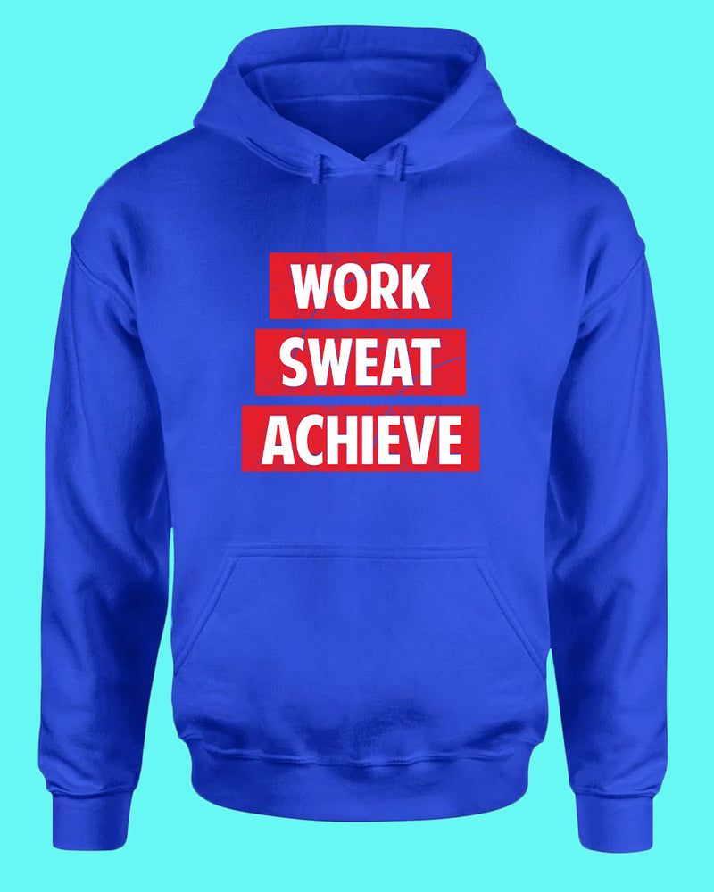 Work Swear Achieve hoodie, casual Gym hoodie - Fivestartees