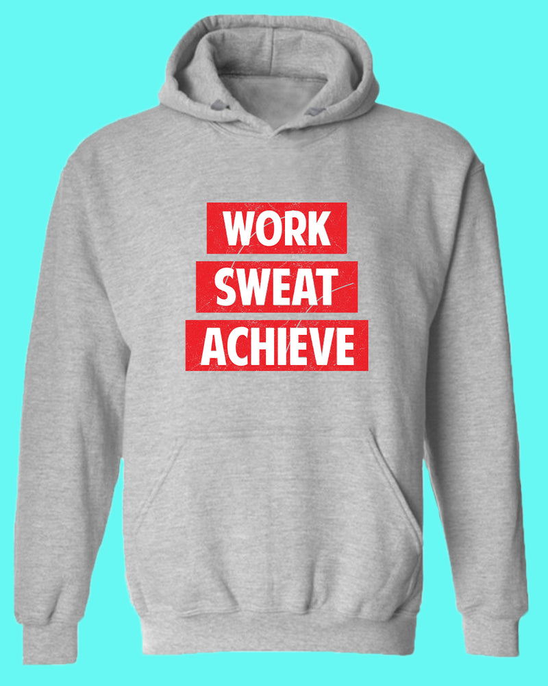 Work Swear Achieve hoodie, casual Gym hoodie - Fivestartees