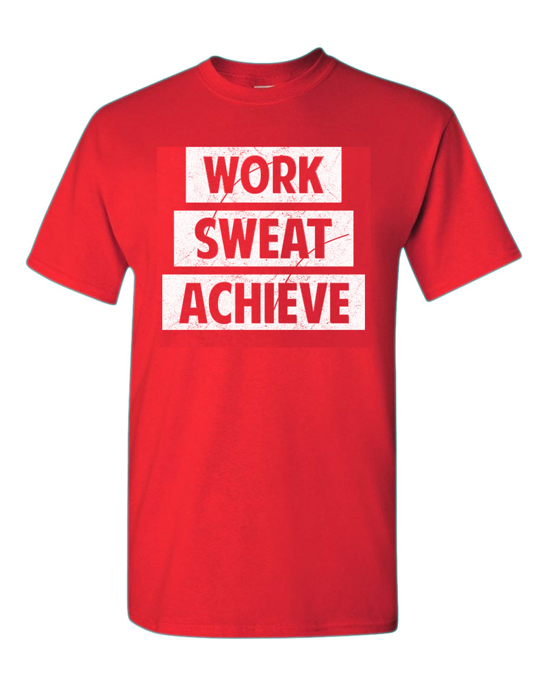 Work Swear Achieve T-shirt, casual Gym T-shirt - Fivestartees