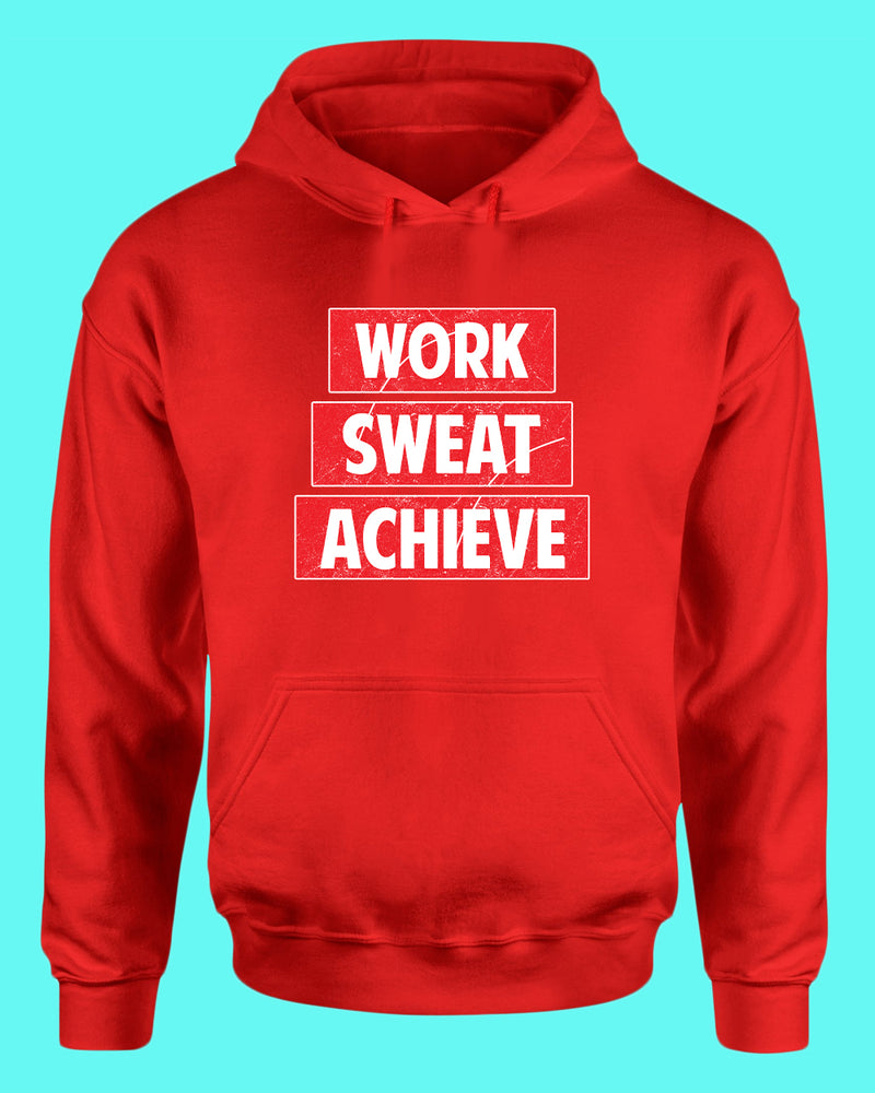 Work Swear Achieve hoodie, casual Gym hoodie - Fivestartees