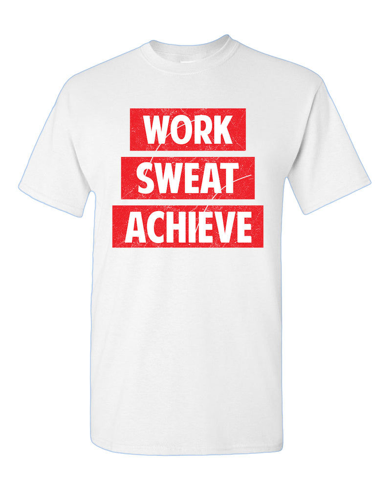 Work Swear Achieve T-shirt, casual Gym T-shirt - Fivestartees