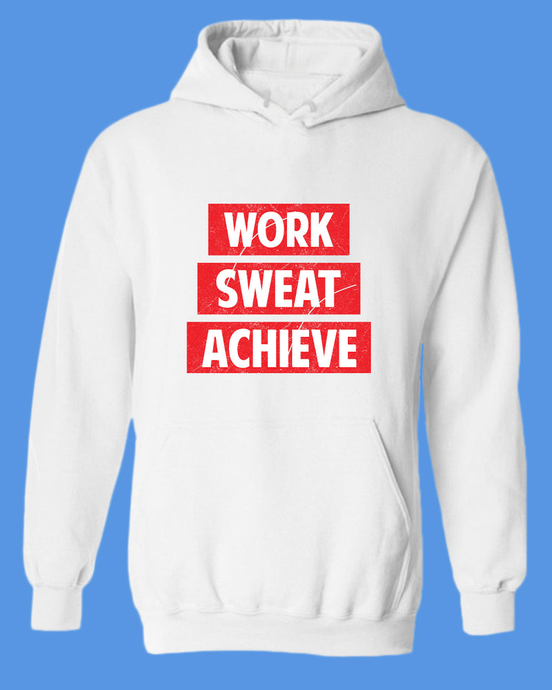 Work Swear Achieve hoodie, casual Gym hoodie - Fivestartees