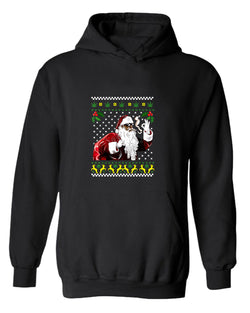 Funny smoker santa hoodie - Fivestartees