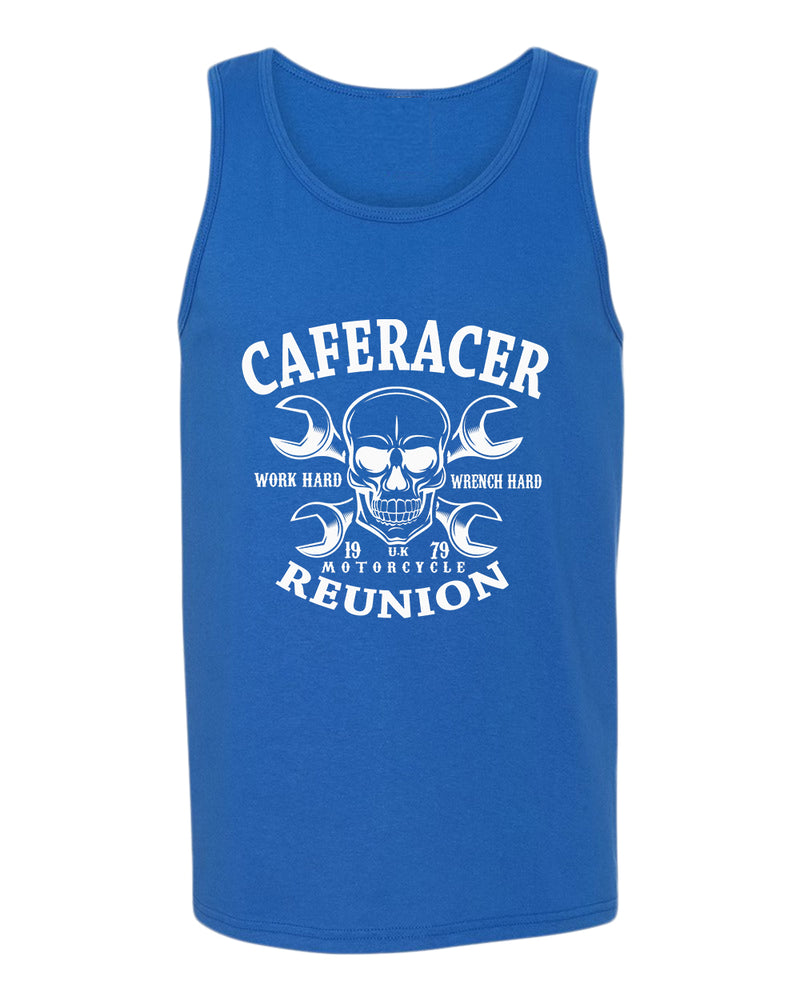 Work hard wrench hard motorcycle reunion tank top - Fivestartees