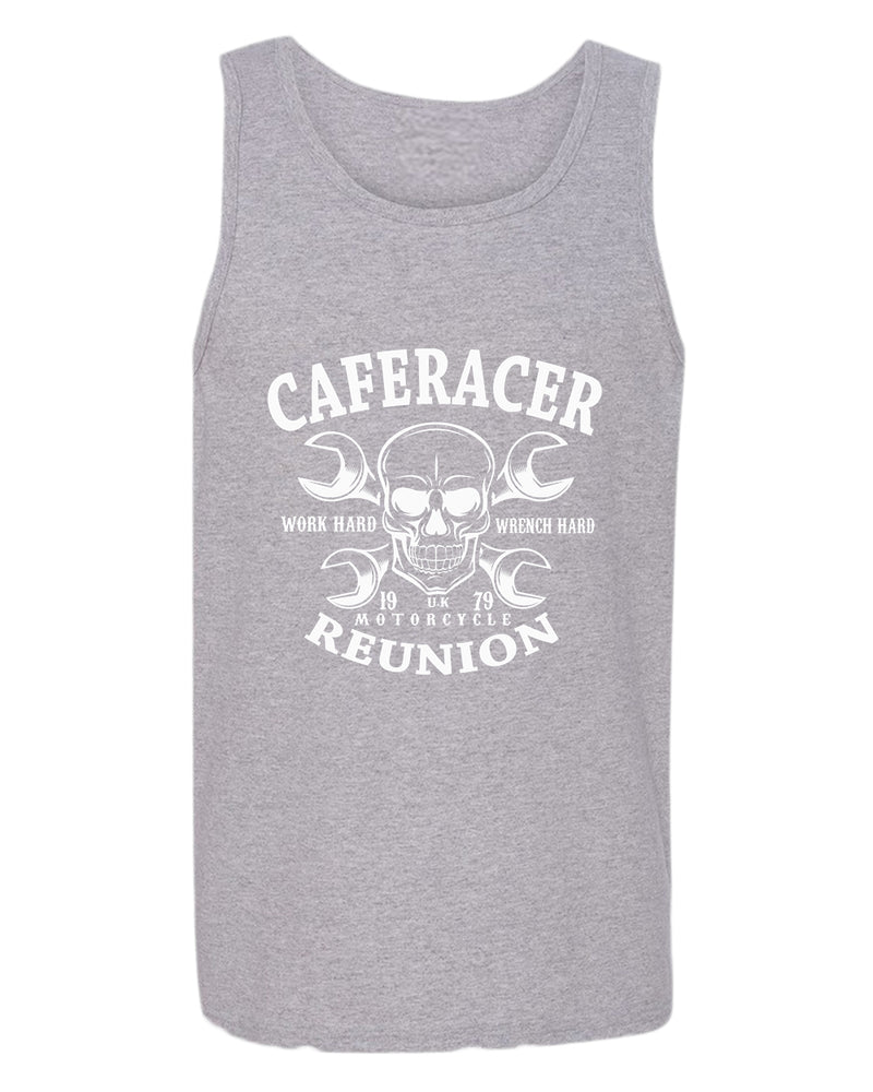 Work hard wrench hard motorcycle reunion tank top - Fivestartees