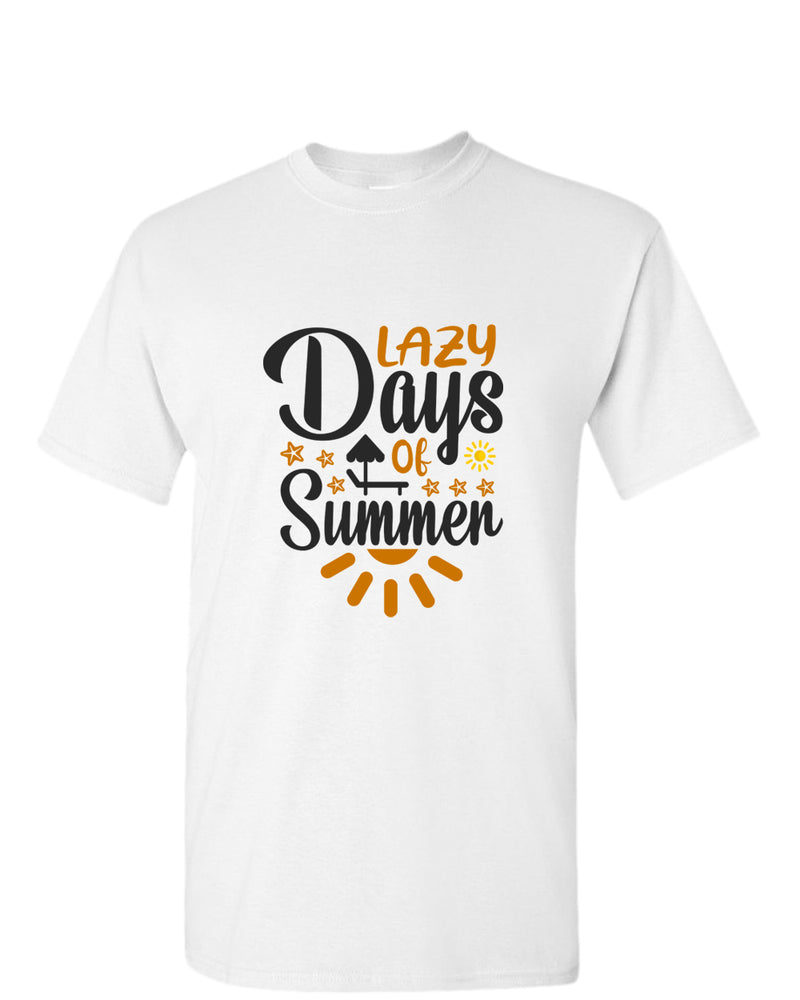 Lazy days of summer tees, summer t-shirt, beach party t-shirt - Fivestartees