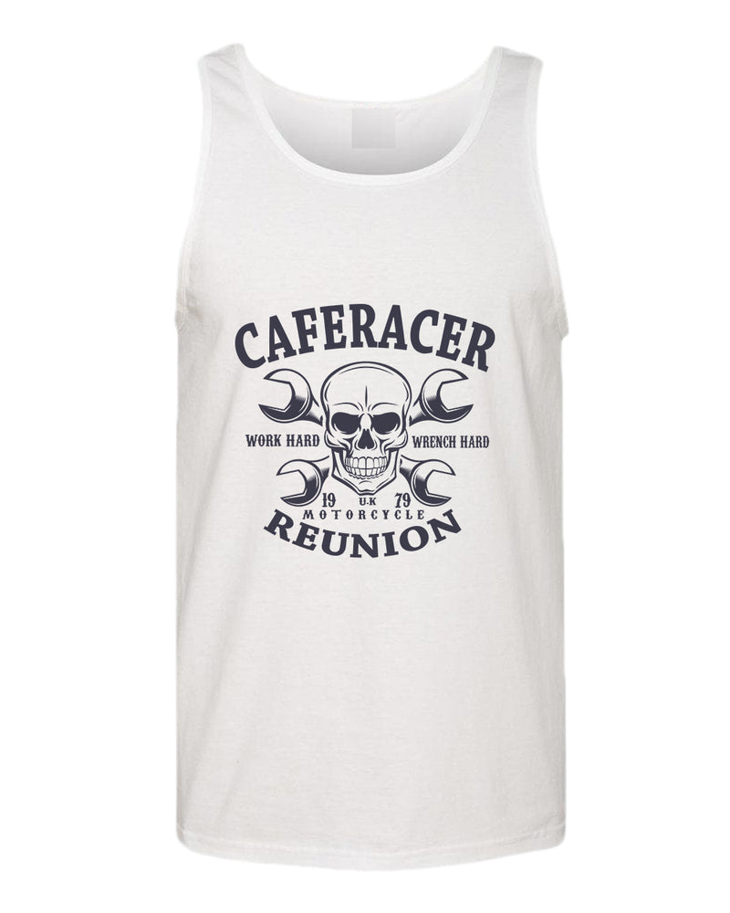 Work hard wrench hard motorcycle reunion tank top - Fivestartees