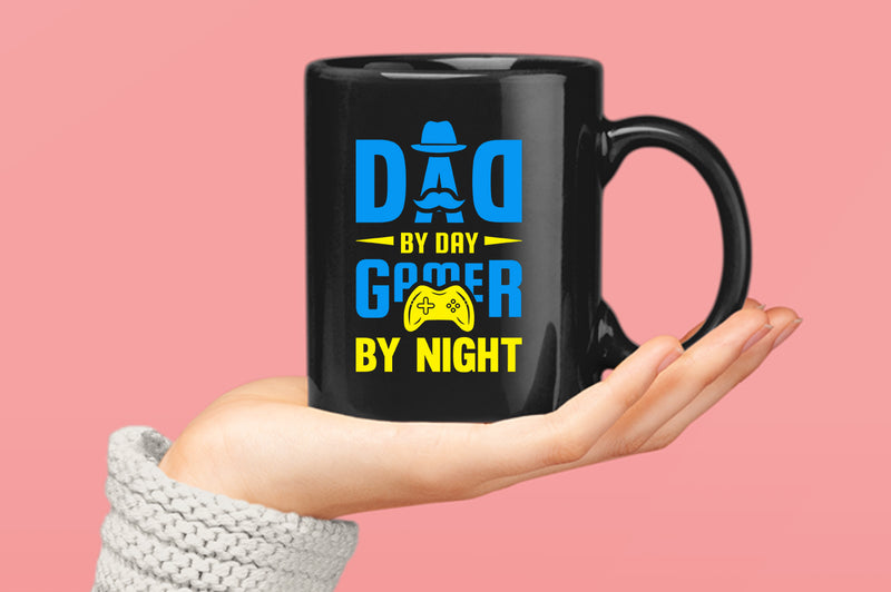 Dad by day gamer by night Coffee Mug, gamer dad Coffee Mug - Fivestartees