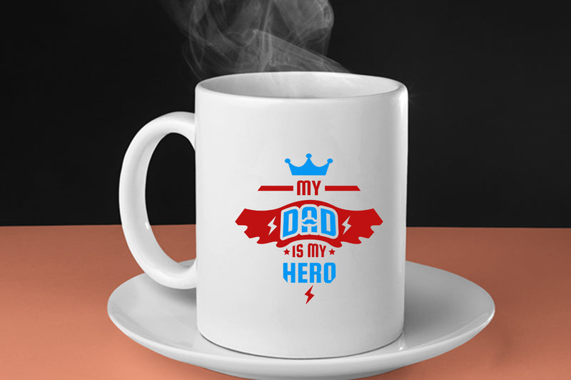 My dad is my hero Coffee Mug, father's day Coffee Mug - Fivestartees