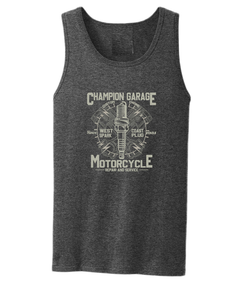 Champion garage motorcycle repair service tank top - Fivestartees