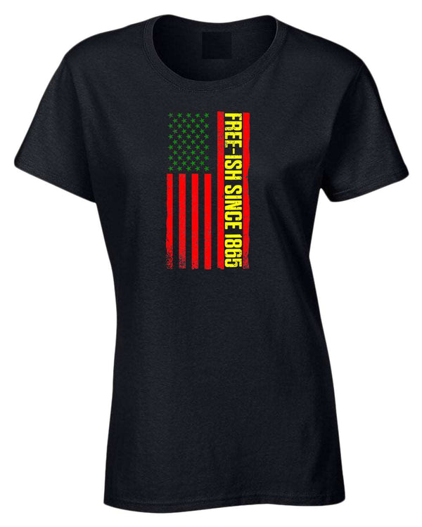 American flag juneteenth t-shirt green yellow red flag tees - Fivestartees