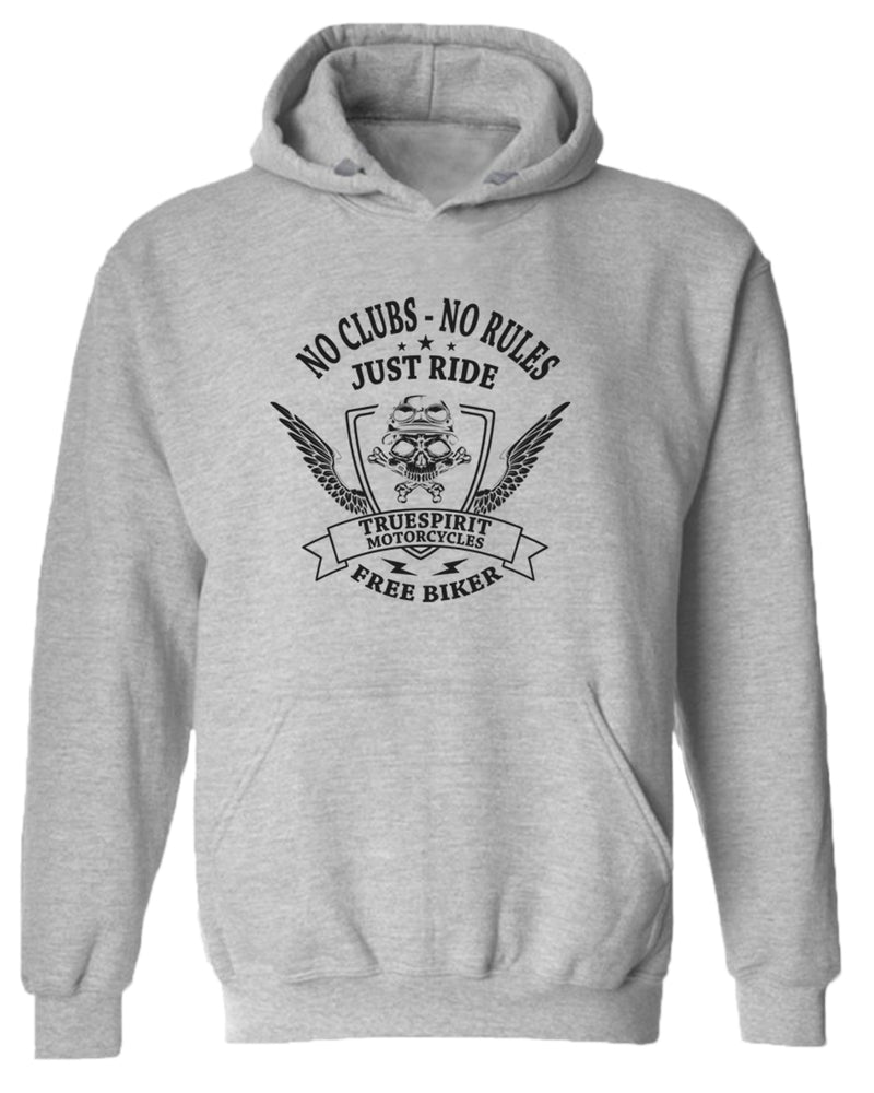 Truespirit motorcycle, no clubs, no rules hoodie - Fivestartees