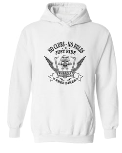 Truespirit motorcycle, no clubs, no rules hoodie - Fivestartees