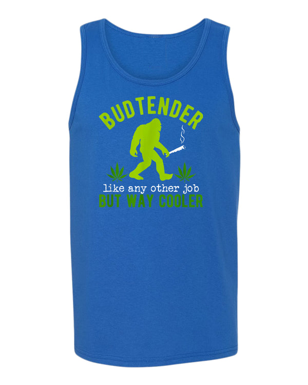 Budtender, like any other job but way cooler tank top - Fivestartees