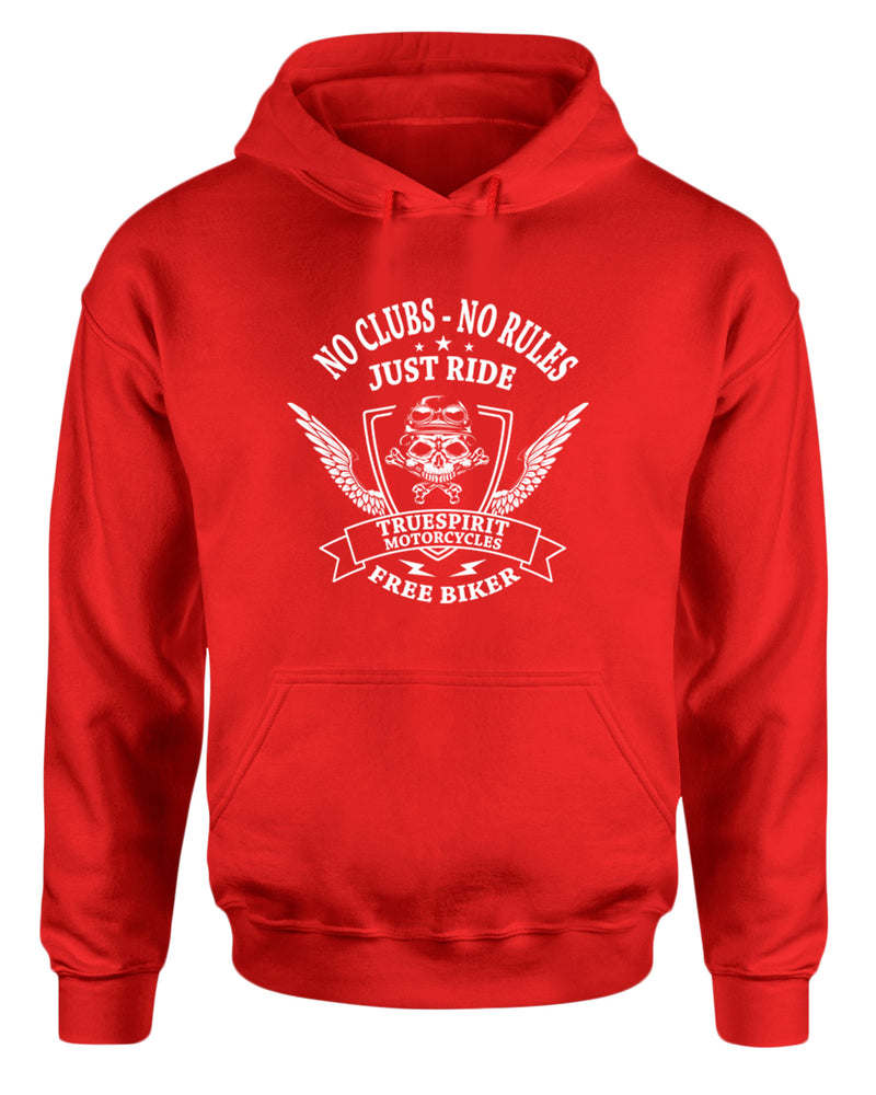 Truespirit motorcycle, no clubs, no rules hoodie - Fivestartees