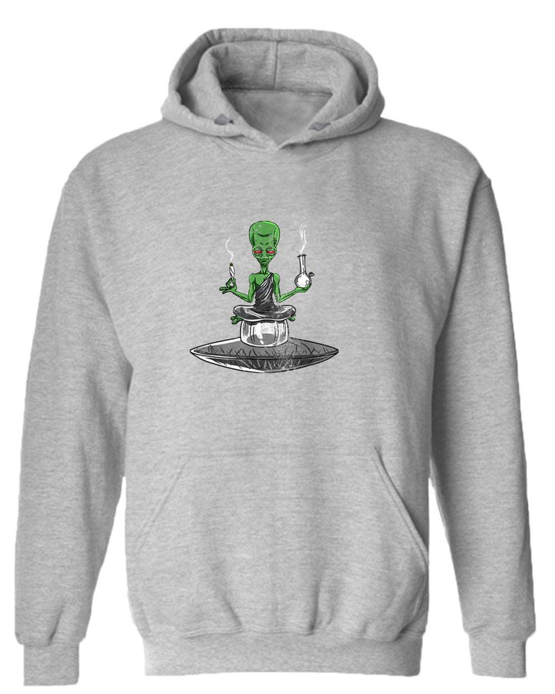 Alien meditation hoodie, smoke hoodies - Fivestartees