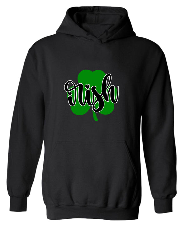 Irish clover shamrock hoodie women st patrick's day hoodie - Fivestartees