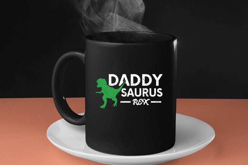 Daddy saurus rec Coffee Mug, dinosaur daddy Coffee Mug - Fivestartees