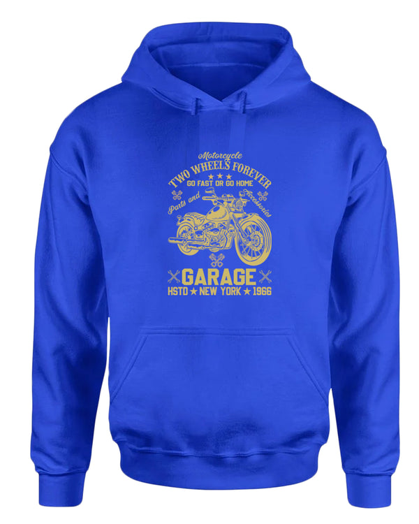 Motorcycle two wheels forever hoodie, garage hoodies - Fivestartees