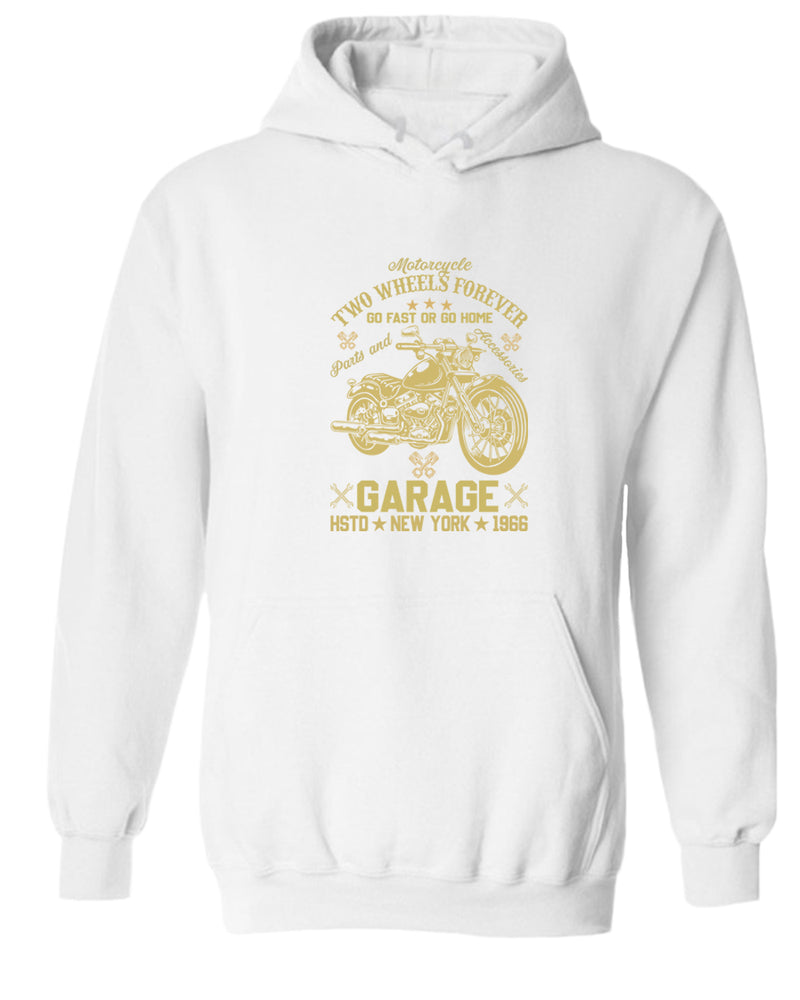 Motorcycle two wheels forever hoodie, garage hoodies - Fivestartees