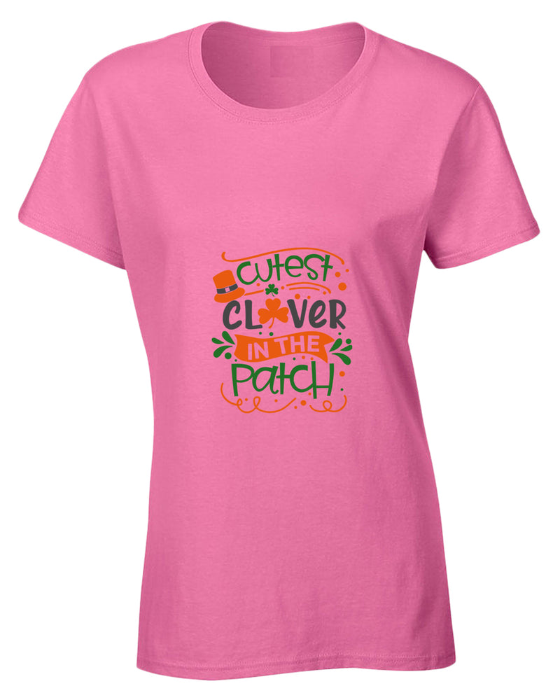 Cutest clever in the patch t-shirt women st patrick's day t-shirt - Fivestartees