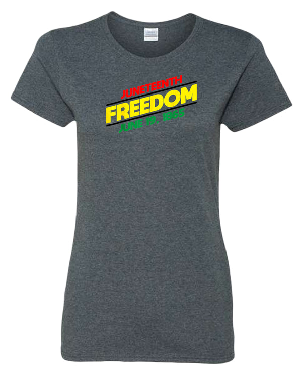 Juneteenth freedom t-shirt dash design - Fivestartees