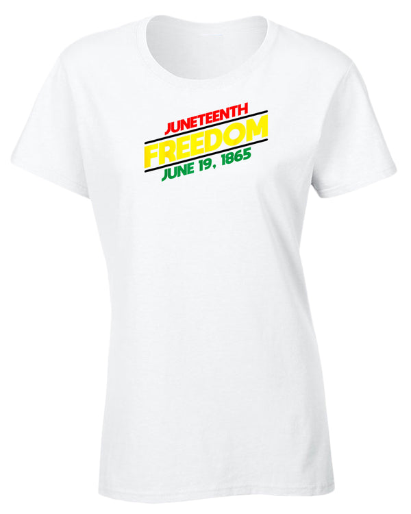 Juneteenth freedom t-shirt dash design - Fivestartees