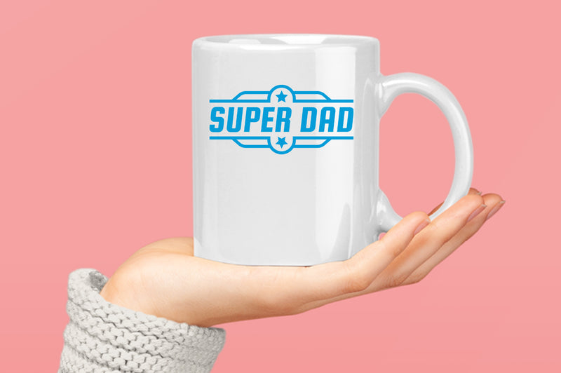 Super dad star Coffee Mug, dad hero Coffee Mug, daddy gift - Fivestartees