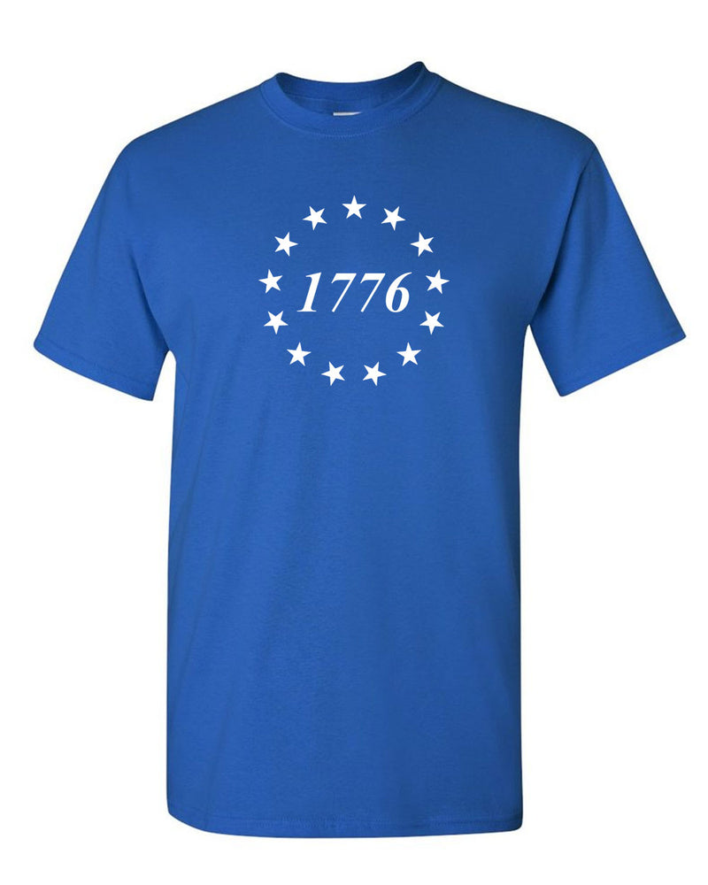 Show Your Patriotism with Our 1776 Betsy Ross Star T-Shirt - Perfect for Freedom-Loving Americans! - Fivestartees